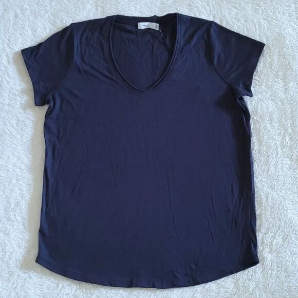 Vince Tops - Vince Not-So-Basic Dark Cobalt Blue💙 Tee👕 - NWT